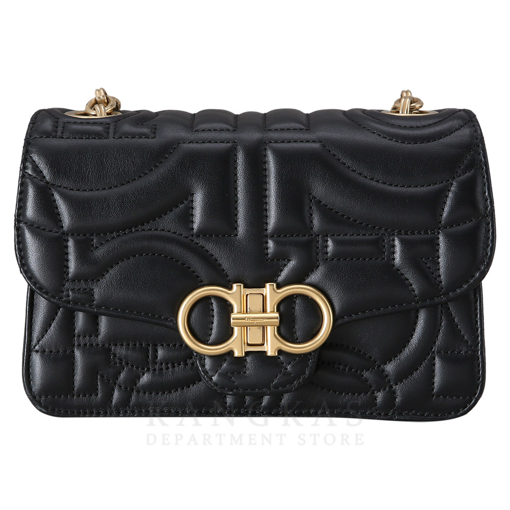 FERRAGAMO(USED)페레가모 간치니 체인 숄더백